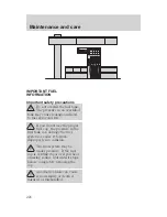 Preview for 227 page of Mercury Cougar 2000 Owner'S Manual