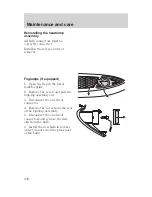 Preview for 241 page of Mercury Cougar 2000 Owner'S Manual