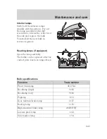 Preview for 244 page of Mercury Cougar 2000 Owner'S Manual