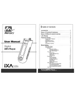 Mercury IXA335i User Manual предпросмотр