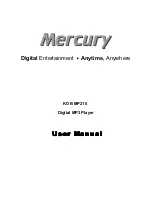 Предварительный просмотр 1 страницы Mercury KOB MP210 User Manual