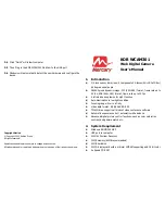 Mercury KOB WCAM301 User Manual preview