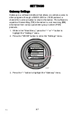 Предварительный просмотр 73 страницы Mercury MercMonitor Manual