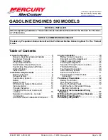 Mercury MerCruiser Alpha 5.7L Instruction Manual preview