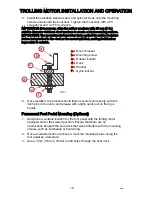 Предварительный просмотр 22 страницы Mercury motorguide X5-105 Operation, Maintenance & Installation Manual