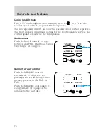 Предварительный просмотр 71 страницы Mercury Mountaineer 2000 Owner'S Manual