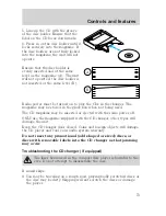 Предварительный просмотр 74 страницы Mercury Mountaineer 2000 Owner'S Manual