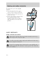 Предварительный просмотр 117 страницы Mercury Mountaineer 2000 Owner'S Manual