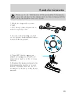 Предварительный просмотр 184 страницы Mercury Mountaineer 2000 Owner'S Manual