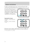 Preview for 70 page of Mercury Mountaineer 2001 Owner'S Manual