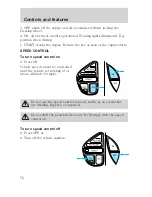 Preview for 78 page of Mercury Mountaineer 2001 Owner'S Manual