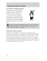 Preview for 122 page of Mercury Mountaineer 2001 Owner'S Manual