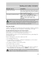 Preview for 125 page of Mercury Mountaineer 2001 Owner'S Manual