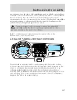 Preview for 127 page of Mercury Mountaineer 2001 Owner'S Manual