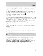 Preview for 153 page of Mercury Mountaineer 2001 Owner'S Manual