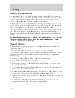 Preview for 170 page of Mercury Mountaineer 2001 Owner'S Manual