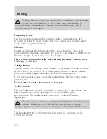 Preview for 172 page of Mercury Mountaineer 2001 Owner'S Manual