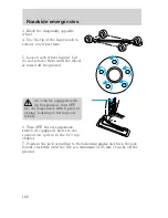 Preview for 188 page of Mercury Mountaineer 2001 Owner'S Manual