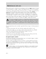 Preview for 210 page of Mercury Mountaineer 2001 Owner'S Manual