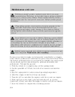 Preview for 218 page of Mercury Mountaineer 2001 Owner'S Manual