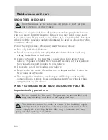 Preview for 224 page of Mercury Mountaineer 2001 Owner'S Manual