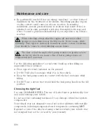 Preview for 226 page of Mercury Mountaineer 2001 Owner'S Manual