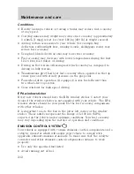 Preview for 232 page of Mercury Mountaineer 2001 Owner'S Manual