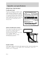 Preview for 254 page of Mercury Mountaineer 2001 Owner'S Manual