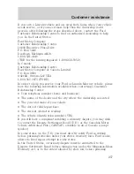 Preview for 257 page of Mercury Mountaineer 2001 Owner'S Manual