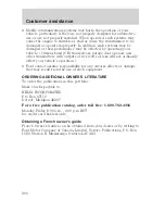 Preview for 266 page of Mercury Mountaineer 2001 Owner'S Manual