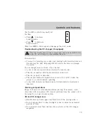 Предварительный просмотр 76 страницы Mercury Mountaineer 2002 Owner'S Manual