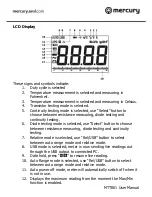 Предварительный просмотр 7 страницы Mercury MTTR01 User Manual