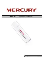 Mercury MW150U User Manual preview