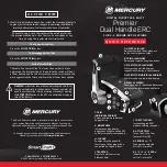 Предварительный просмотр 1 страницы Mercury Premier Dual Handle ERC Quick Reference