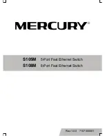 Mercury S105M User Manual preview