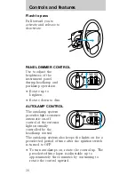 Предварительный просмотр 16 страницы Mercury Sable 1998 Owner'S Manual