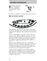 Предварительный просмотр 24 страницы Mercury Sable 1998 Owner'S Manual