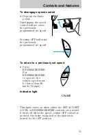 Предварительный просмотр 31 страницы Mercury Sable 1998 Owner'S Manual