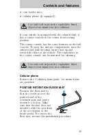 Предварительный просмотр 39 страницы Mercury Sable 1998 Owner'S Manual