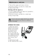 Предварительный просмотр 128 страницы Mercury Sable 1998 Owner'S Manual