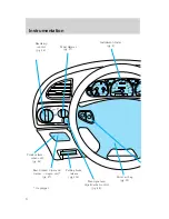 Предварительный просмотр 6 страницы Mercury Sable 2000 Owner'S Manual