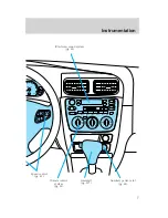 Предварительный просмотр 7 страницы Mercury Sable 2000 Owner'S Manual