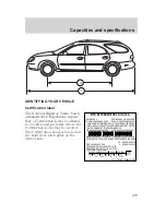 Предварительный просмотр 209 страницы Mercury Sable 2000 Owner'S Manual