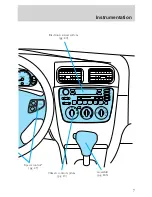 Предварительный просмотр 8 страницы Mercury Sable 2001 Owner'S Manual