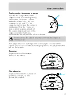 Предварительный просмотр 16 страницы Mercury Sable 2001 Owner'S Manual