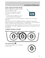 Предварительный просмотр 20 страницы Mercury Sable 2001 Owner'S Manual