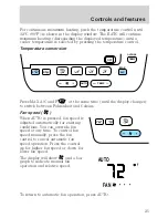 Предварительный просмотр 26 страницы Mercury Sable 2001 Owner'S Manual