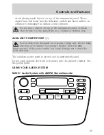 Предварительный просмотр 30 страницы Mercury Sable 2001 Owner'S Manual