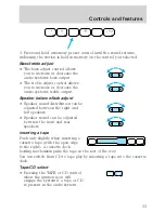 Предварительный просмотр 34 страницы Mercury Sable 2001 Owner'S Manual