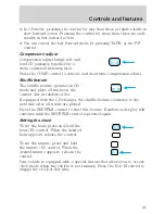 Предварительный просмотр 42 страницы Mercury Sable 2001 Owner'S Manual